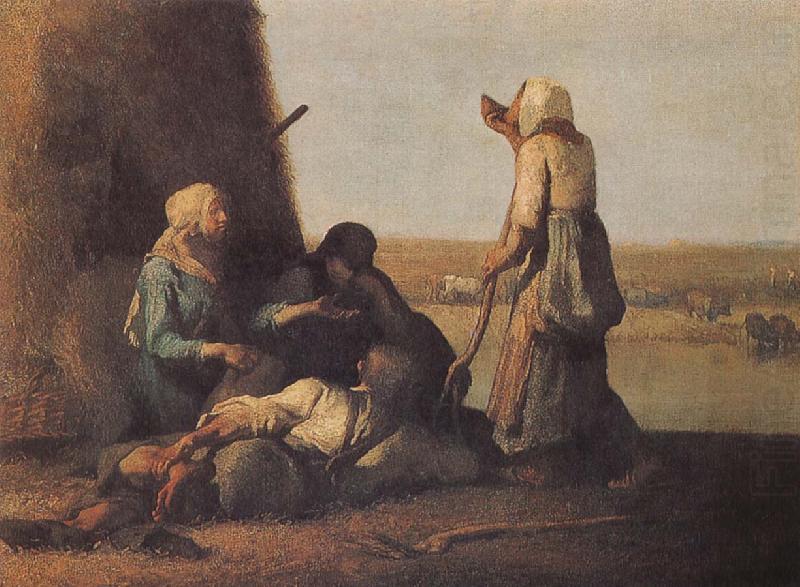 Jean Francois Millet Haymow china oil painting image